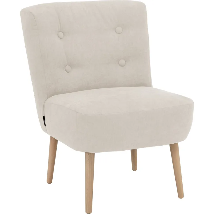 Sessel Kamle Bezug Flachgewebe Buche natur / beige 21640