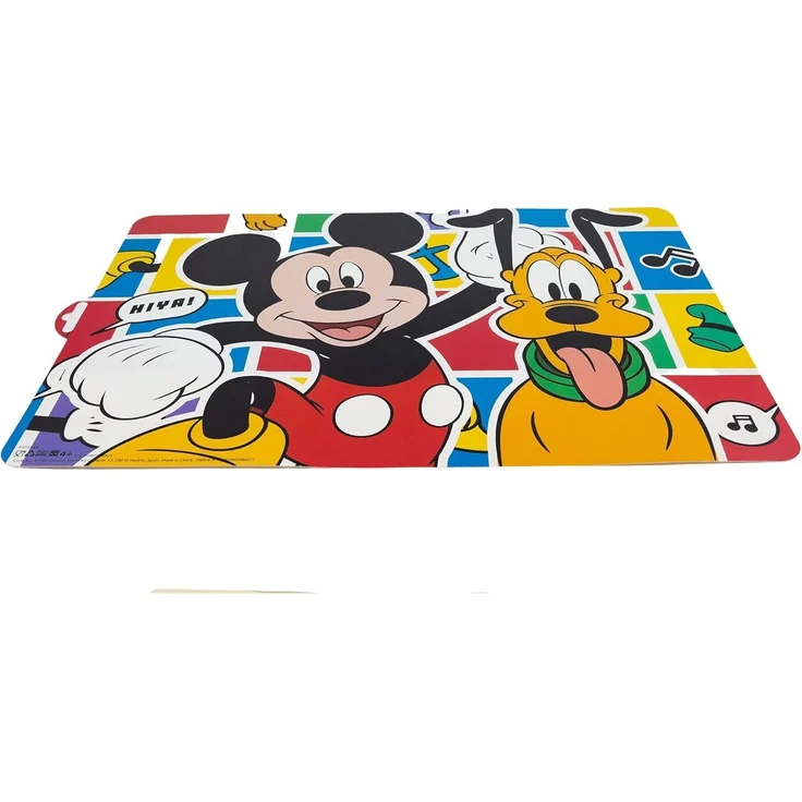 Tischunterlage Zeichentrickmotiv 41x28 cm Platzdeckchen Unterlage Malen Speisen Mickey Mouse – Bild 2