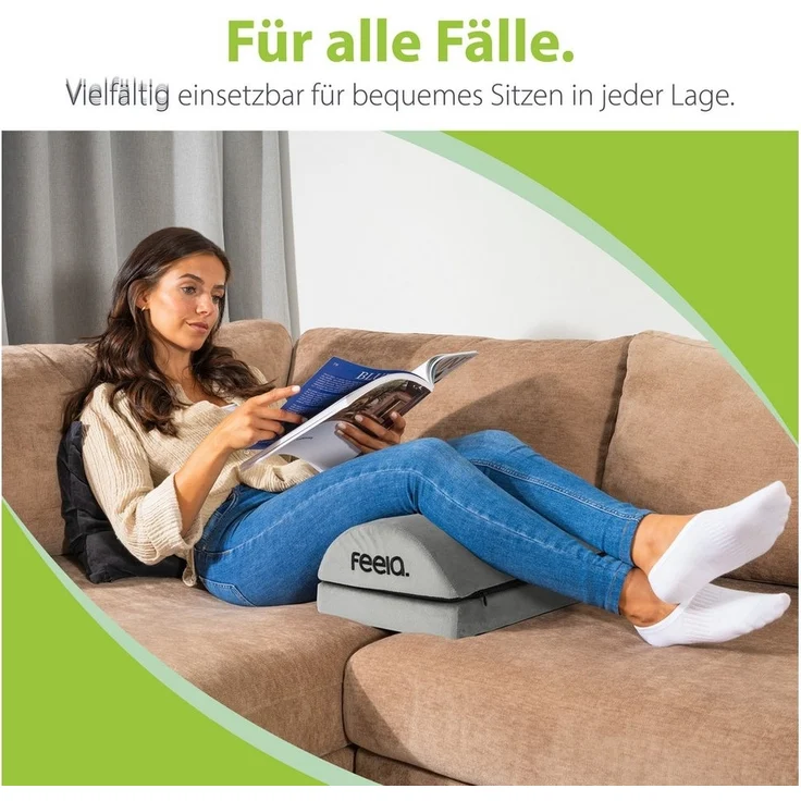 feela Fußstütze Ergonomische Fußstütze – entlastet Beine & Rücken, ideal fürs Büro, Entlastet Rücken & Beine – ideal fürs Büro & Homeoffice – Bild 3