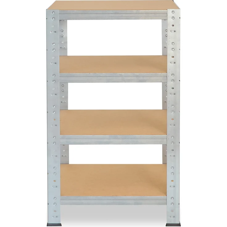 shelfplaza HOME 115x50x50 cm Schwerlastregal in grau-verzinkt mit 4 Böden und 175 kg Traglast pro Boden – Bild 4