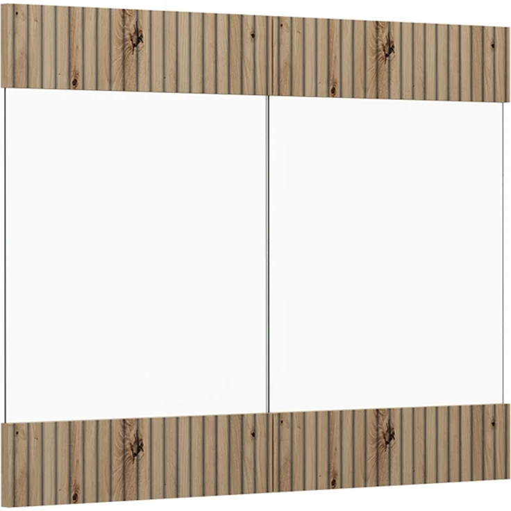 Küchenfront R-Line Artisan-Eiche 79.2 x 59 cm Möbelfront für den Hängeglasschrank Vicco – Bild 1