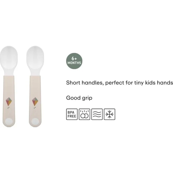 Mepal 108031065245 Löffel für Kleinkinder Weiß Beige Polypropylen (PP) Junge 0 6 Jahr(e) 18 mm – Bild 2