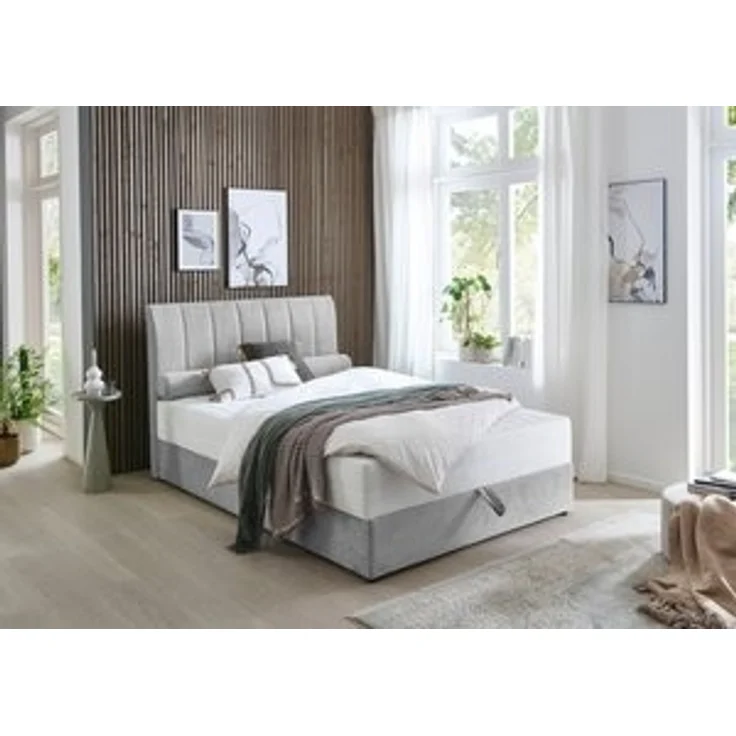 ATLANTIC home collection Stauraum- Boxbett Alicia mit Kissenrolle – Bild 6