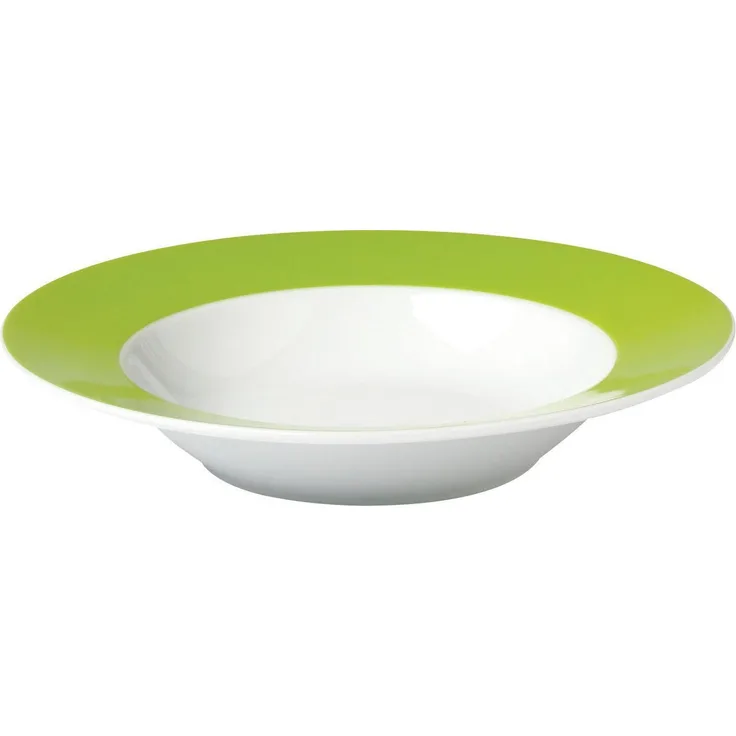 van Well Suppenteller Vario, (6 St), Porzellan, spülmaschinen- und mikrowellengeeignet, Ø 21,5 cm