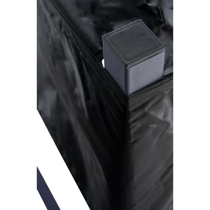 DELUKE® Kaminholzregal aussen mit Abdeckung REOB - für Feuerholz Brennholzregal aussen mit Plane Kaminholzständer draussen Kaminholzhalter outdoor Feuerholzregal aussen, 25x160x115cm – Bild 2