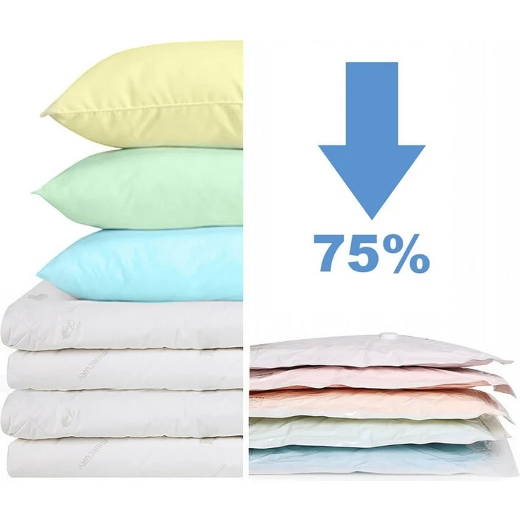 Clanmacy Sitzsack 10x Vakuumbeutel Vacuumbeutel Vakuumtasche Aufbewahrungsbeutel Textil – Bild 4