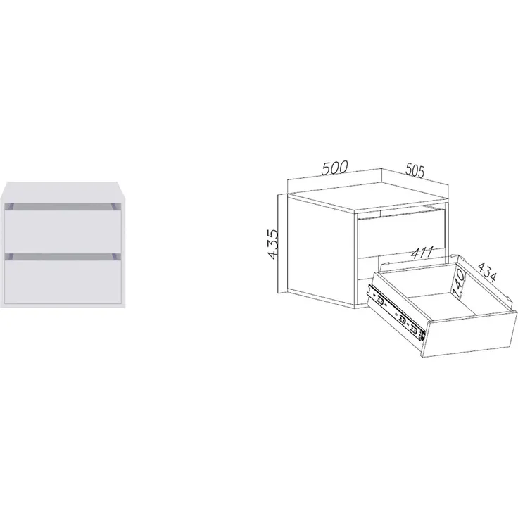 Marmex Möbel Tres Set-Z/N (B) Modularer offener Kleiderschrank, großes, geräumiges Kleiderschrank-Set ohne Türen, Ankleidezimmer Möbel, laminierte Spanplatte, weiß 310x246x51 cm – Bild 6