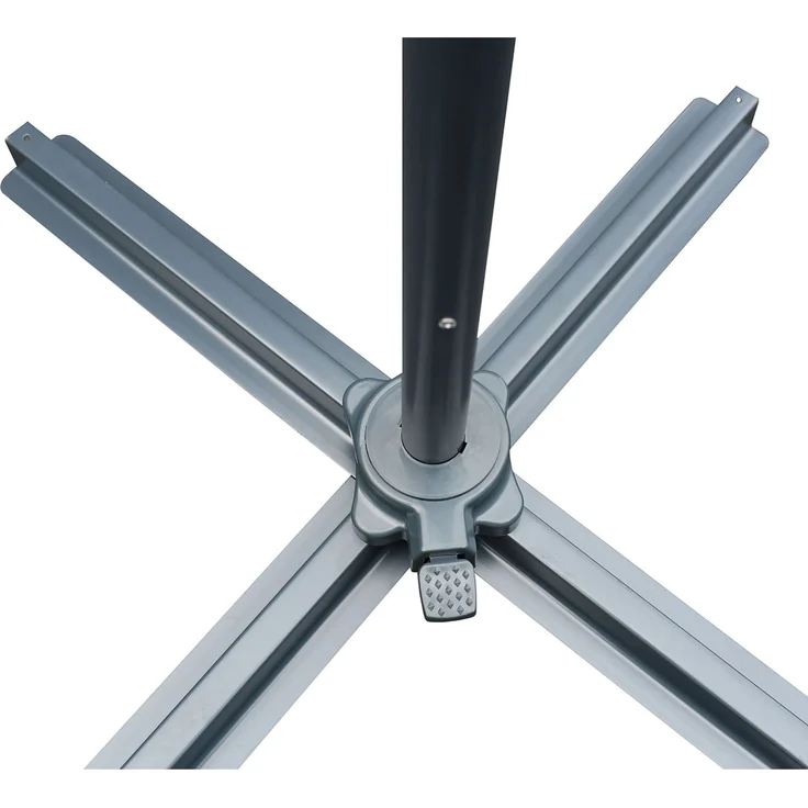 Ampelschirm Easy Push-Up Sonnenschirm Gartenschirm Anthrazit Ø3,50m – Bild 4