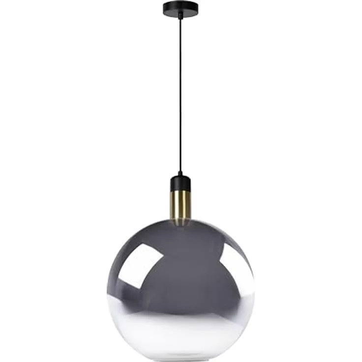 Lucide JULIUS Pendelleuchte Ø 40 cm, 1xE27, höhenverstellbar, grau rauchfarben, aus Metall, dimmbar kompatibel – Bild 2