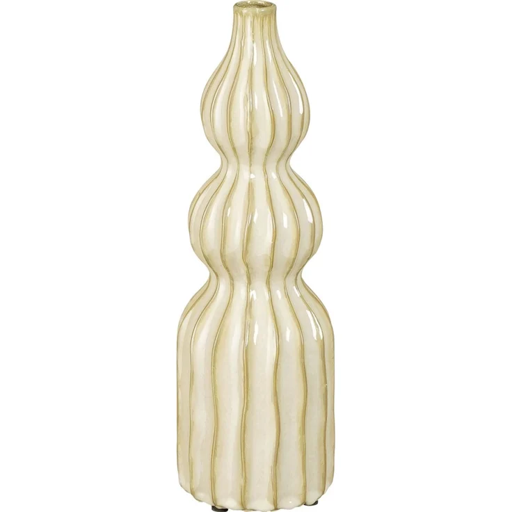 Mica Vase Felipe beige Keramik 35 cm – Bild 1