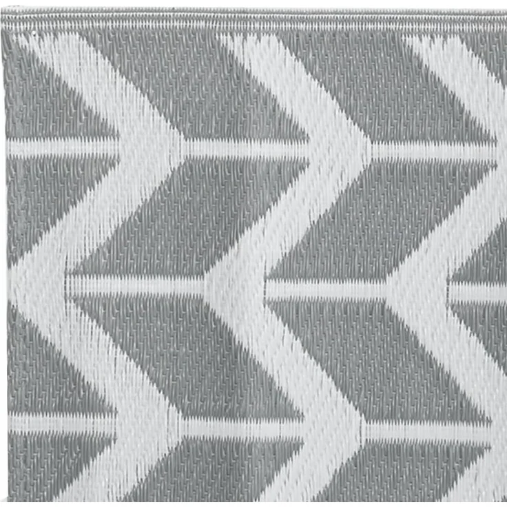 vidaXL Outdoor-Teppich ARAKIL Grau 120x180 cm PP 368542 – Bild 5