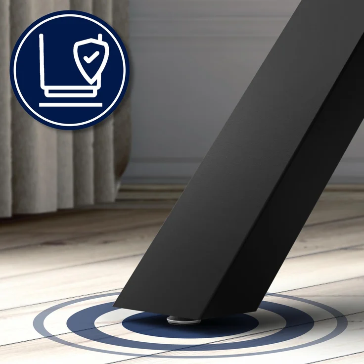 CLP Tischbeine Finney aus Stahl,schwarz 120x60x72 cm – Bild 6