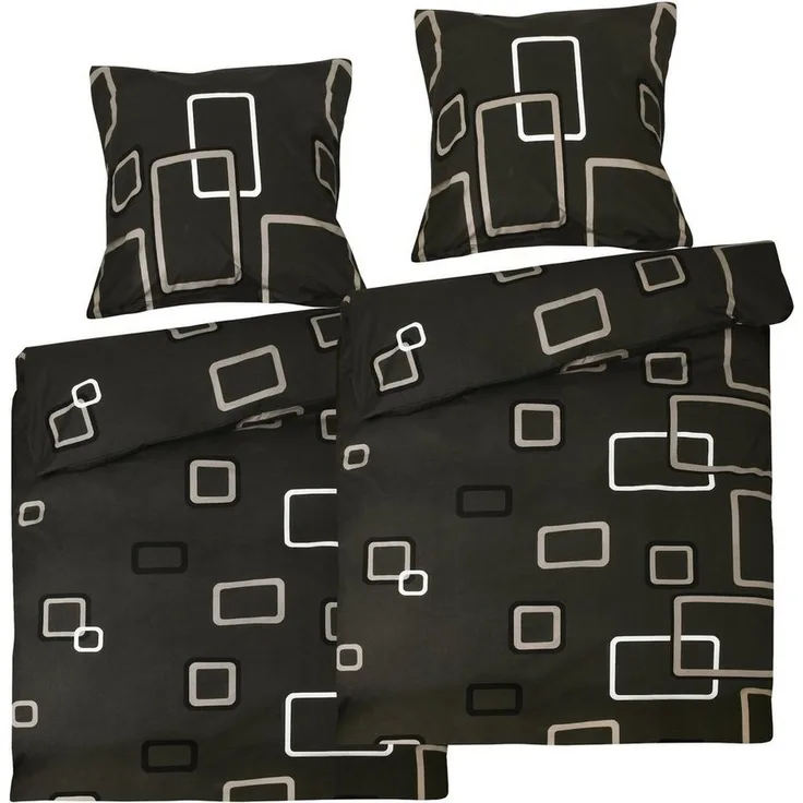 Beautissu Bettwäsche, 4 teilig, Bettwäsche