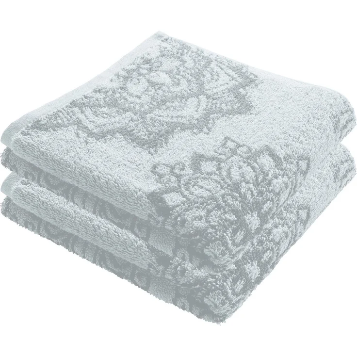 Erwin Müller Handtuch Handtuch "Mandala" 2er-Pack, Frottier/Jacquard, Walk-Frottier Motiv – Bild 1