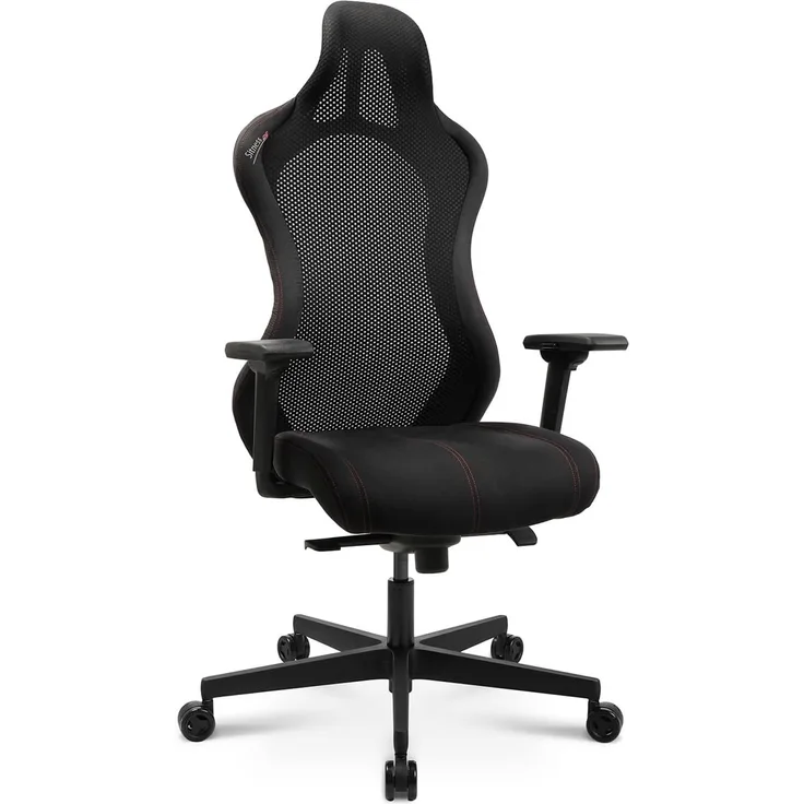 Topstar Bürostuhl Gamingstuhl Sitness RS Sport Plus Mikrofaser inkl. Armlehnen schwarz