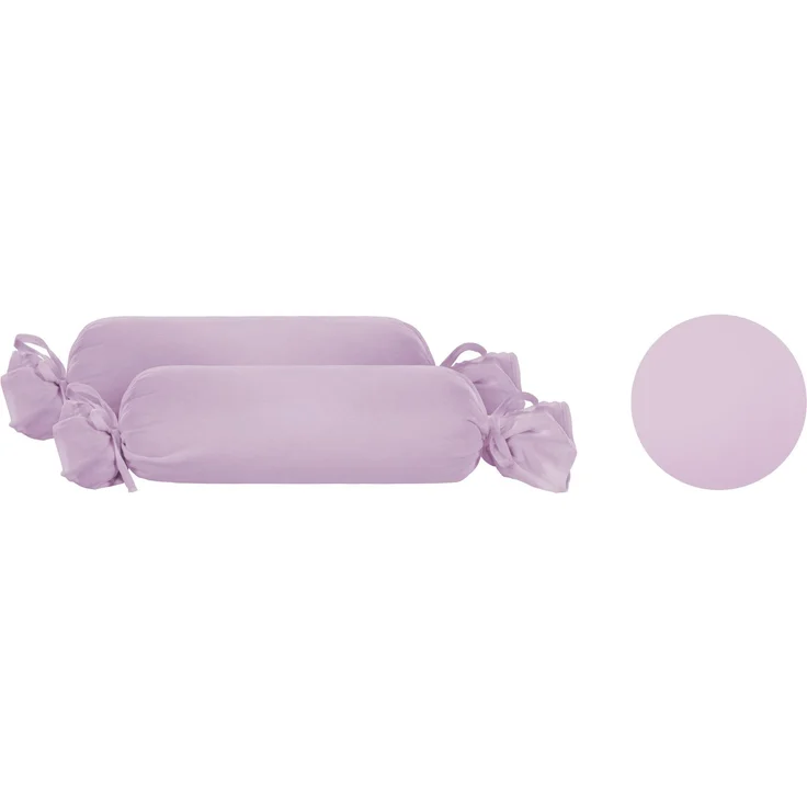 biberna Feinjersey-Kopfkissenbezug, viola, 15x40 cm – Bild 5