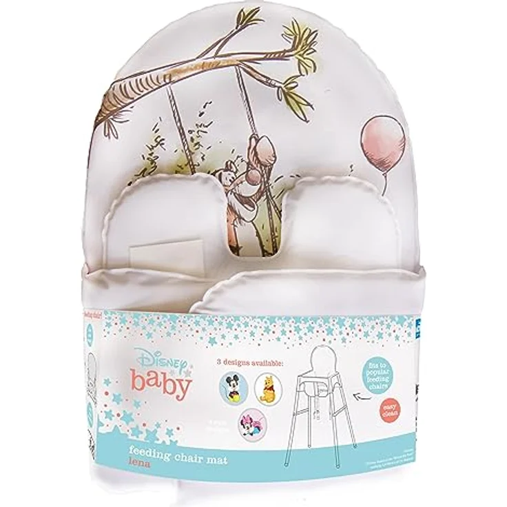 keeeper Winnie Auflage für Hochstuhl, Universal für Hochstühle, Mit Klettverschlüssen, Lena, Weiß – Bild 5