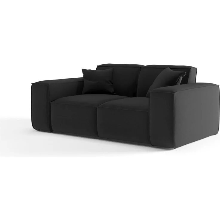 Sofa Designersofa CELES 2-Sitzer in Stoff Opera Velvet Kupferbraun – Bild 5
