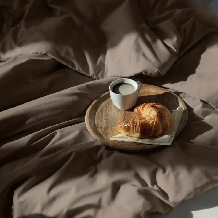 Lumaland Bettwäsche Premium Everyday, 2 teilig, Ganzjahres Bettbezug 155x220cm Kissenbezug 80x80cm – Bild 3