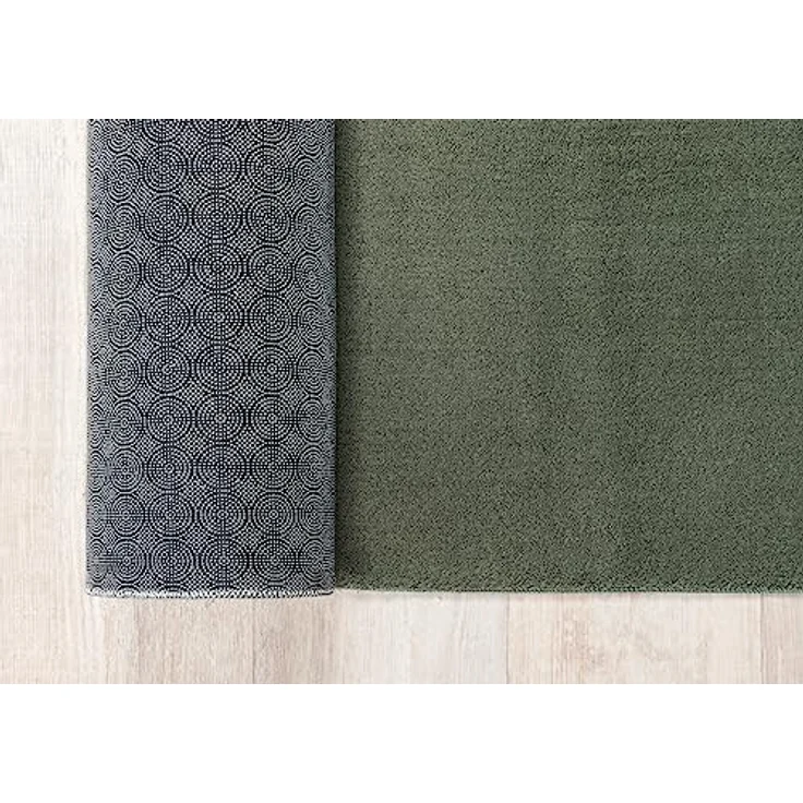 the carpet Relax kuscheliger Kurzflor Teppich, Anti-Rutsch Unterseite, Waschbar bis 30 Grad, Super Soft, Felloptik, Forest, 120x160 cm – Bild 6