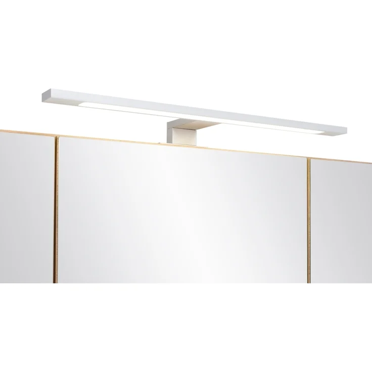 Badezimmer 3D-Spiegelschrank 120 cm breit VIDAGO-03 in Wotan Eiche Nb. mit LED Beleuchtung, B/H/T: ca. 120/64/20 cm – Bild 8