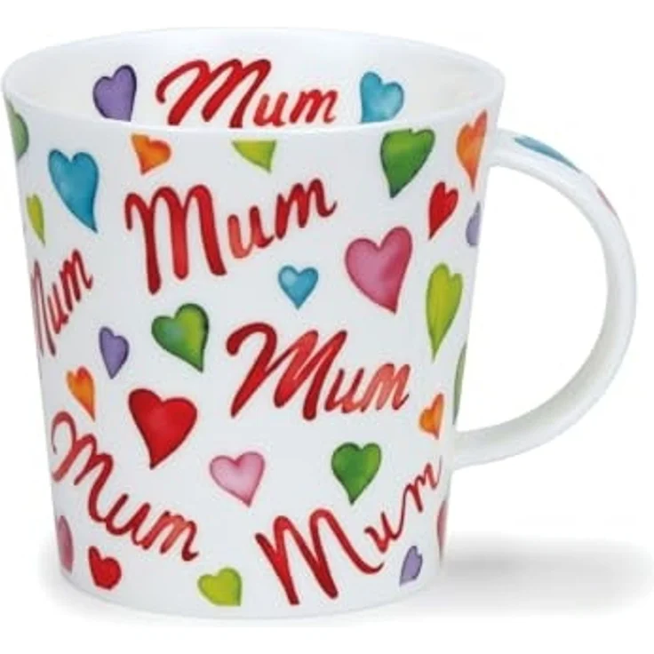 Dunoon Tasse Becher Cairngorm Mum Mutter 0,48l Fine Bone China Porzellan 480mll, 1-tlg, Porzellan, Spülmaschinengeeignet
