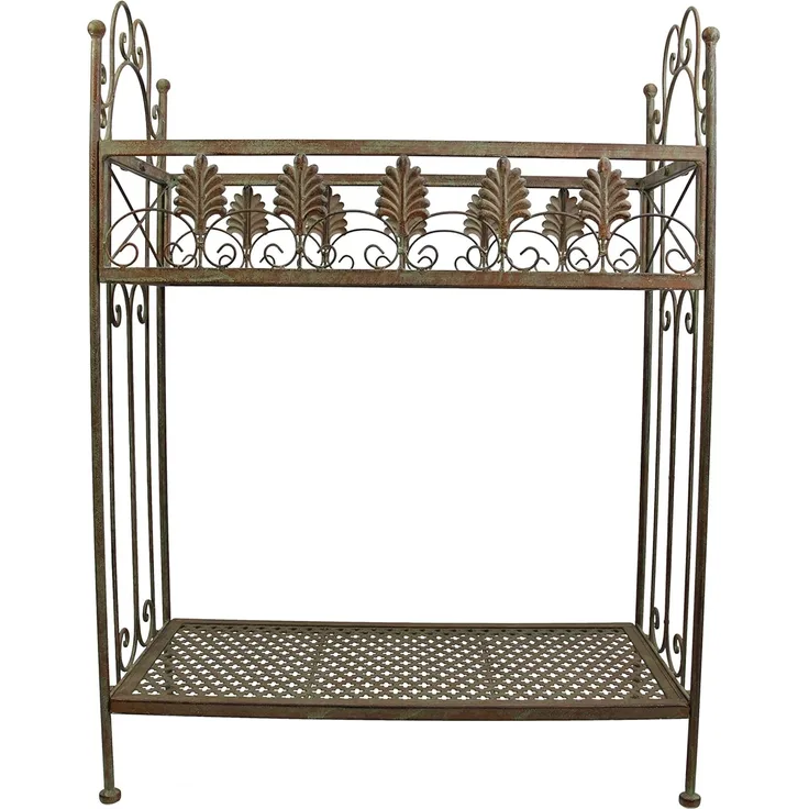 Regal "Antik" Gartenregal Allzweckregal Ablageregal Pflanzregal Metall Regal