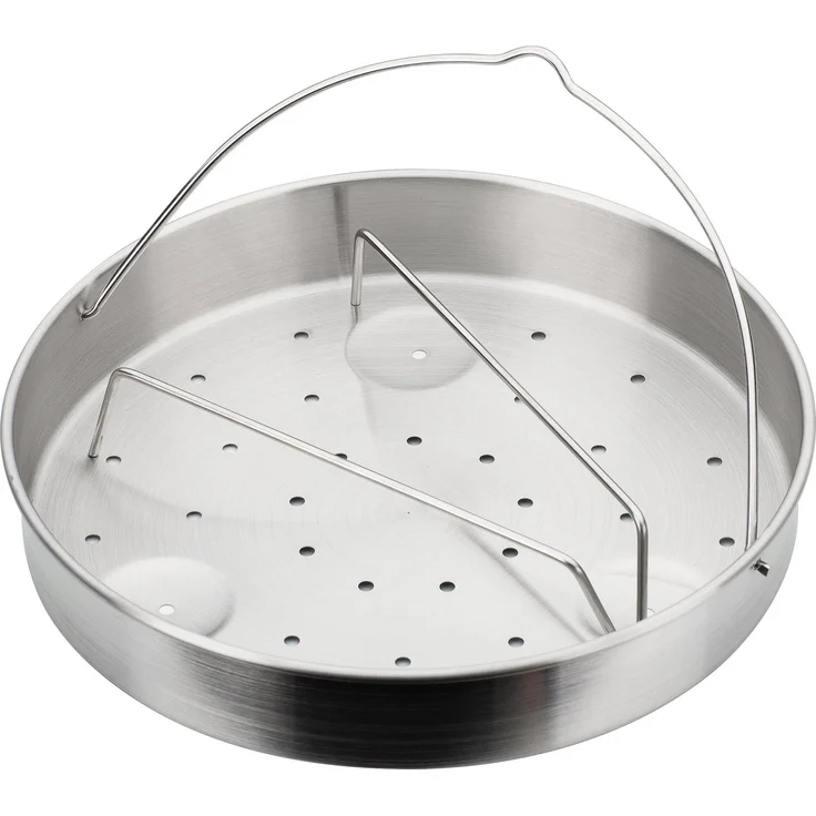 GSW Schnellkochtopf System RAPID, Edelstahl 18/8 (Set, 6-tlg), Dampfkochtopf zum Bio-/Schnellgaren, 2 Garstufen, Induktion – Bild 3