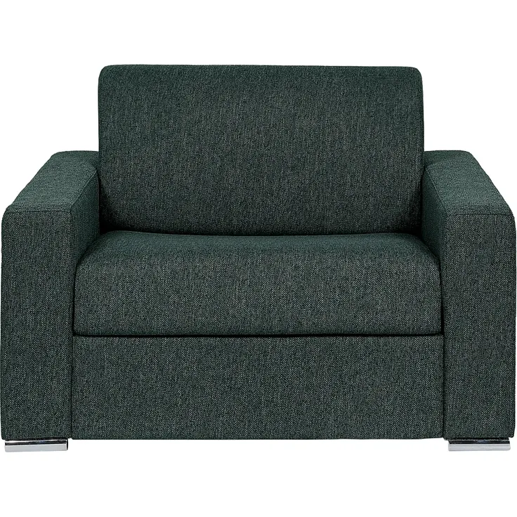 Vente-unique - CALITO Sessel Stoff Grün - B 95 cm x H 85 cm x L 126 cm – Bild 2