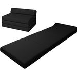 Klappmatratze Premium Klappmatratze mit Kopfteil, sunnypillow,.