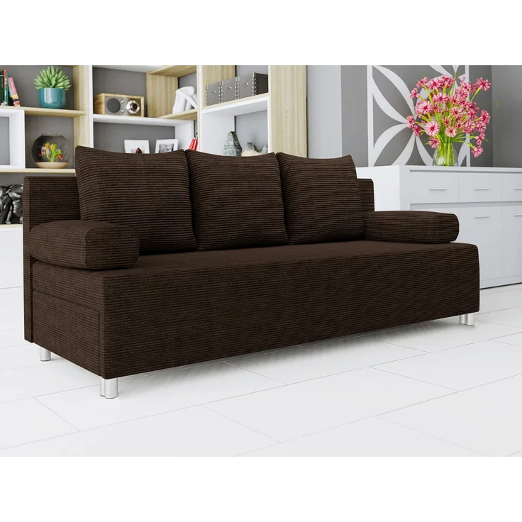 Schlafsofa Dover Cord (Sofa ohne Polsterhocker, Farbe: Poso 06) – Bild 3