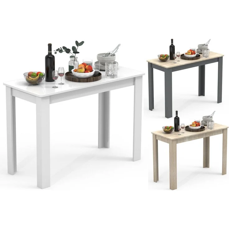 VCM Esstisch Esal 918343 Weiß H. 76 x B. 110 x T. 50 cm – Bild 5