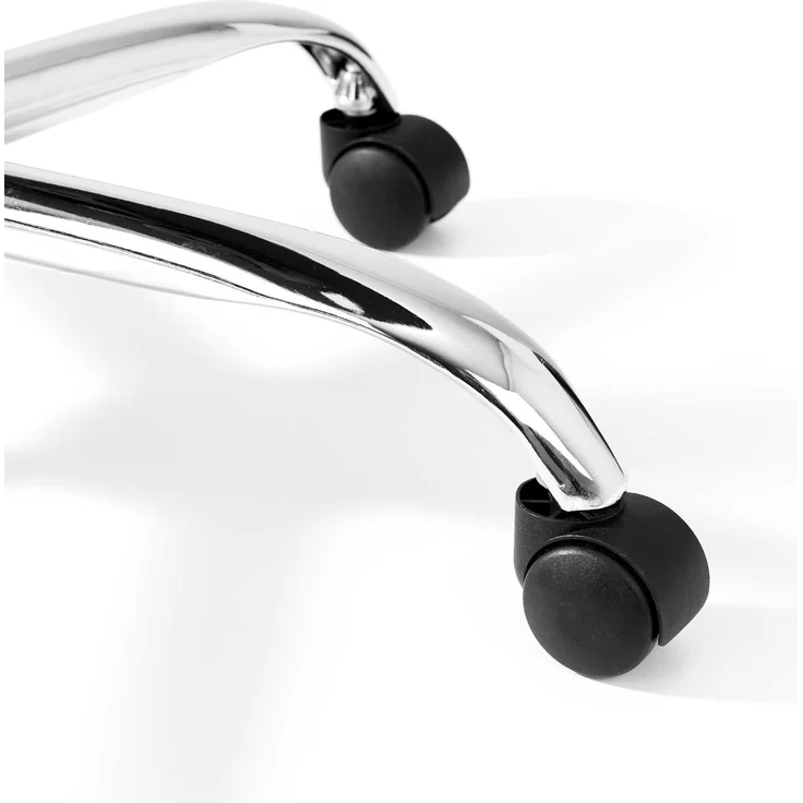 Julian Bowen Imola Bürostuhl, Schwarz und Chrom – Bild 10