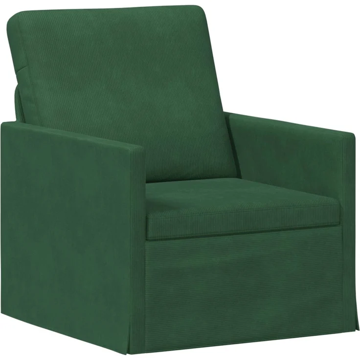 vidaXL Einzelsofa Dschungelgrün 70 x 81 x 82 cm Cordstoff 42041038 – Bild 1