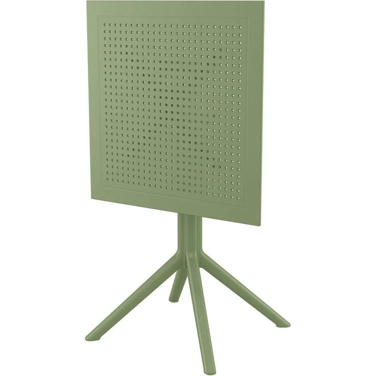 CLP Klapptisch wetterfest Sky klappbarer Gartentisch für den Außenbereich,Form:eckig;Farbe:oliv – Bild 5