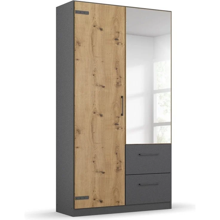 rauch Schrank-Set Holmes, mit Applikationen "Industrial Style" – Bild 2
