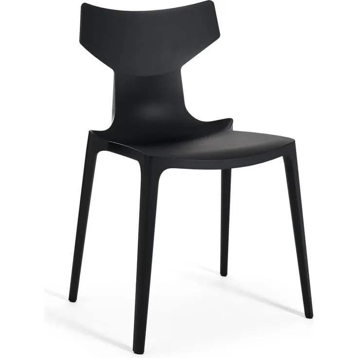 Kartell Re-Chair, Stuhl, 2-er Satz, Schwarz
