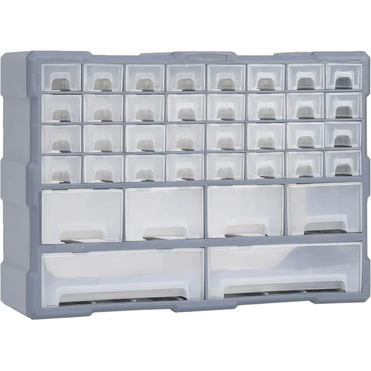 vidaXL Multi-Schubladen-Organizer mit 38 Schubladen 52x16x37,5 cm 147578 – Bild 1