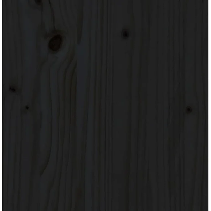 Gartentisch, Balkontisch, Beistelltisch Schwarz 82,5 x 82,5 x 45 cm Massivholz Kiefer – Bild 7