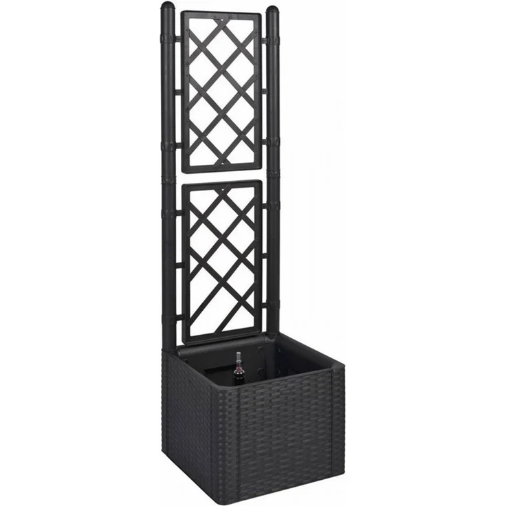 SPALIER Rattan (schmale Version) Farbe: Anthrazit – Bild 1
