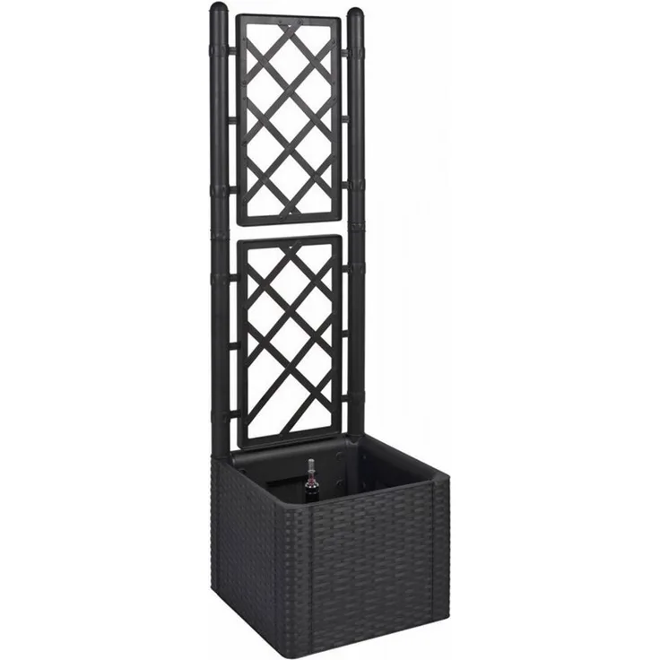SPALIER Rattan (schmale Version) Farbe: Anthrazit