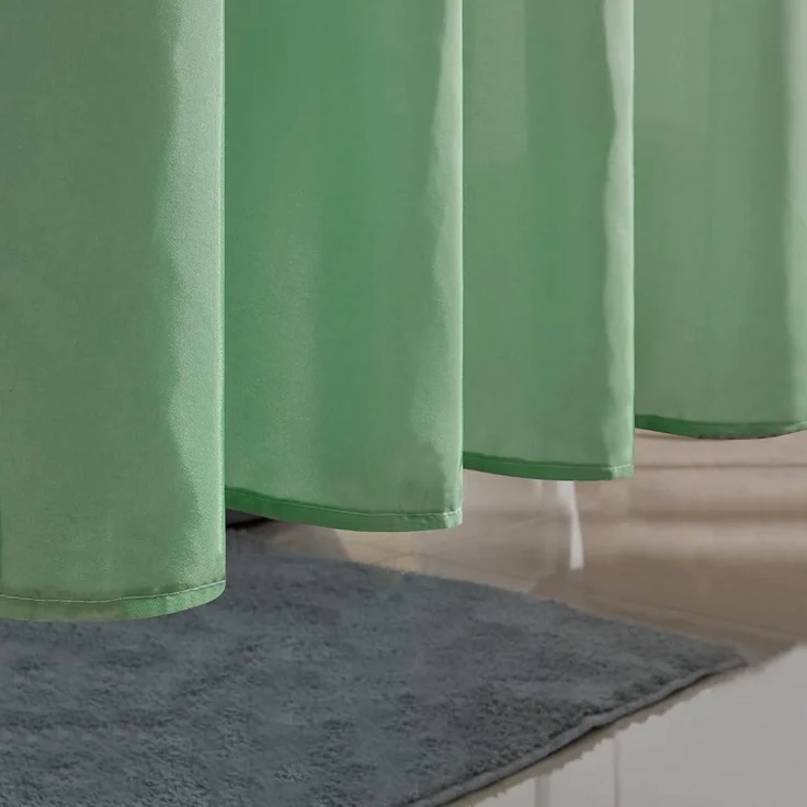 Furlinic Duschvorhang Überlänge Extra Breit 240x200cm Antibakteriell Wasserdicht – Bild 3