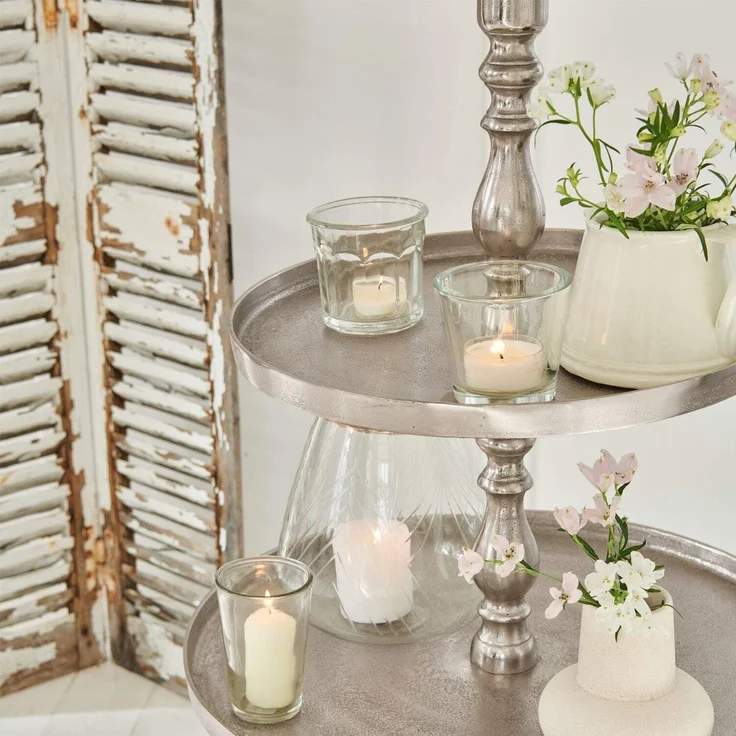 Mirabeau Etagere Etagere Magonie antiksilber, Aluminiumguss – Bild 5