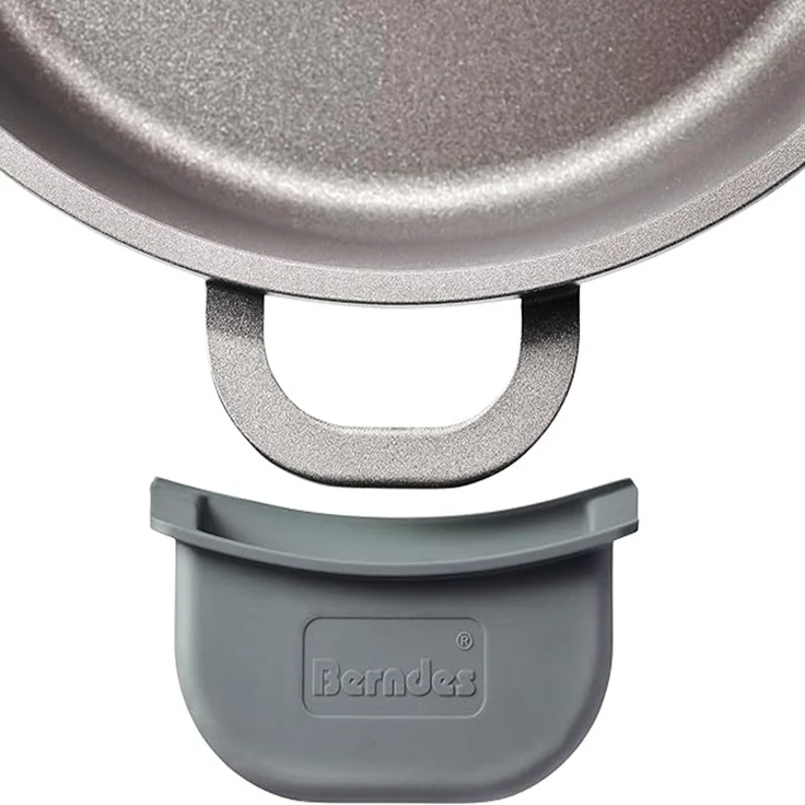Berndes | Silikon Thermogriffe | Hitzeschutz | grau | optimal für sicheres Kochen | perfekt für viele Topfgrößen – Bild 3