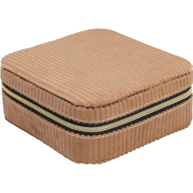 Home Styling Collection Schmuckkästchen Kord 12 x 12 x 5 cm