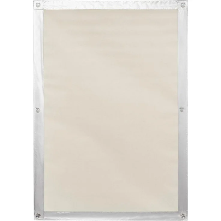 Dachfensterrollo Haftfix Hitzeschutz Abdunkelung, LICHTBLICK ORIGINAL, verdunkelnd, ohne Bohren, verspannt, Haftfix, mit Thermobeschichtung, mit Saugnapf, Beige, B36 x H76 cm – Bild 2