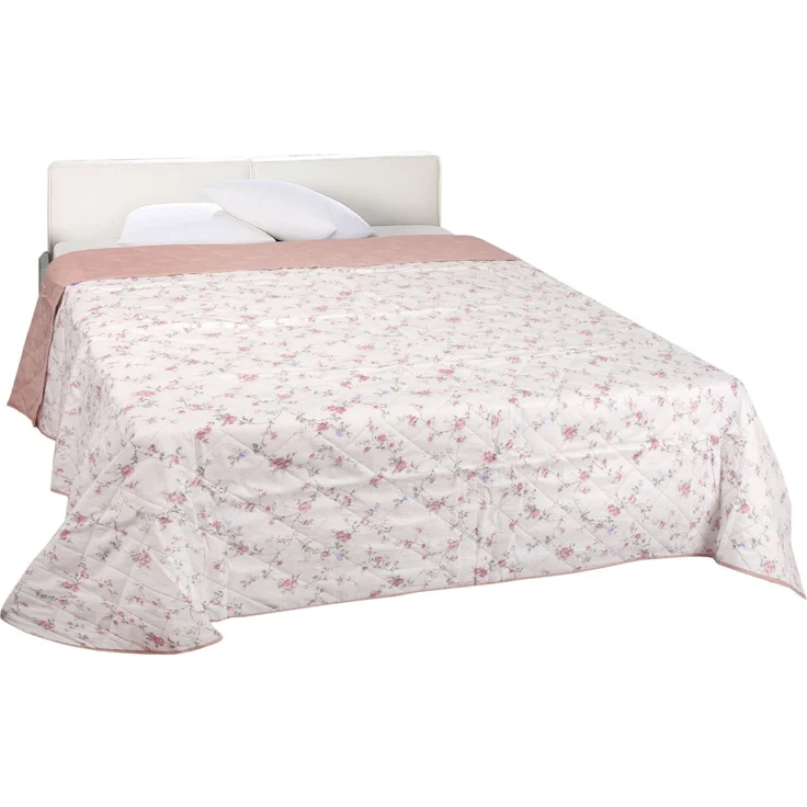 Tages-Decke XXL (220x240 cm) mit wattierter Zwischenlage, in verschiedenen gesteppten Patchwork Designs, Überwurf Steppbett Florina – Bild 2