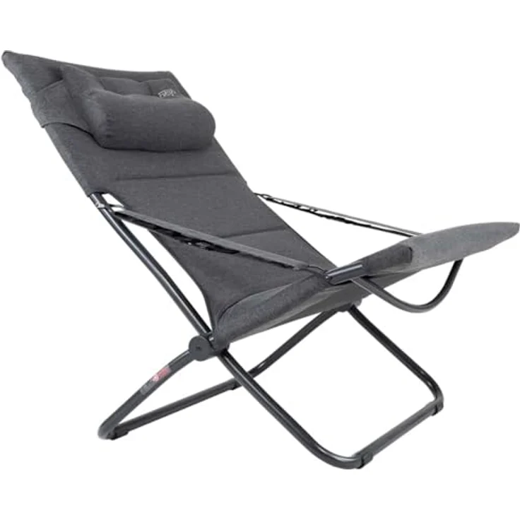Crespo Stuhl Lounger Tex-Supreme, Alu, Grau – Bild 8