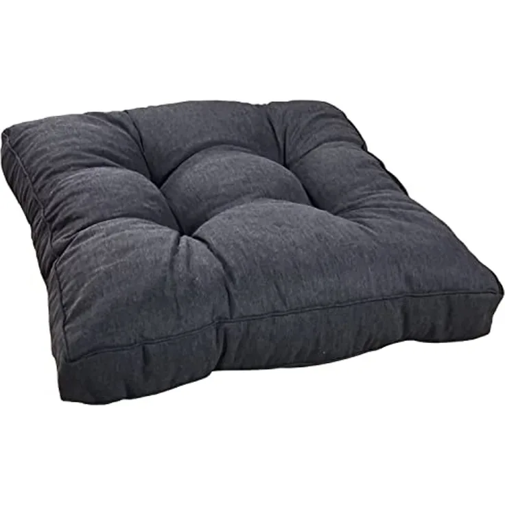 Loungekissen Comfort - vielseitig einsetzbare Sitzauflage:Anthrazit, Sitzkissen 50 x 50 x 10 cm