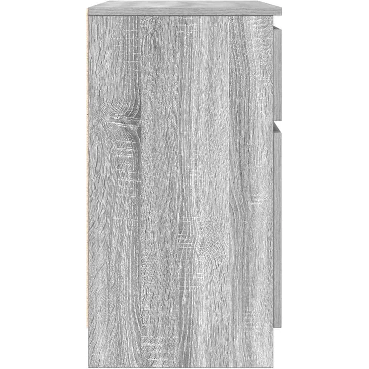 vidaXL Sideboard mit Schublade Grau Sonoma 71x35x65 cm Holzwerkstoff 861603 – Bild 6
